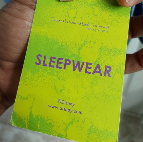 NWT Disney Stitch Blue Long Sleeve Women's Sleepwear - Picture 6 of 8